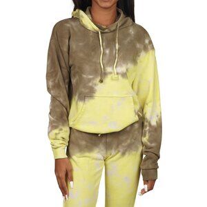 Katie J NYC Yellow & Olive Gray Tie Dye Matching Set